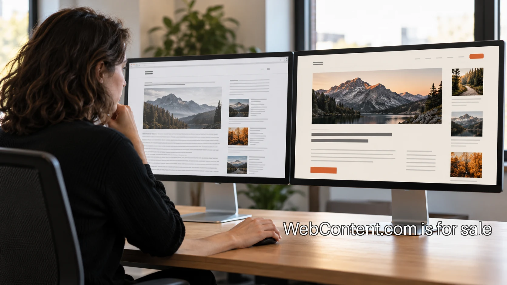 A website team comparing pages during a content maintenance review